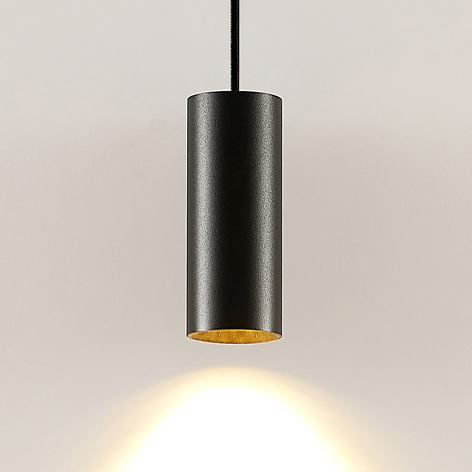 Arcchio Ejona Pendellampe, Höhe 15 cm, schwarz
