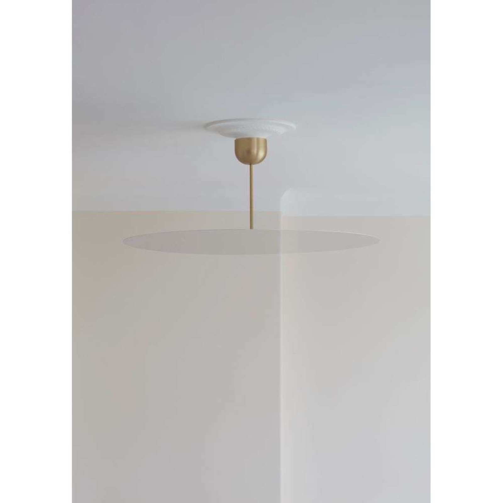 Millimetro Stropní Lampa H23 Ø50 Brass/Mirror - Luceplan