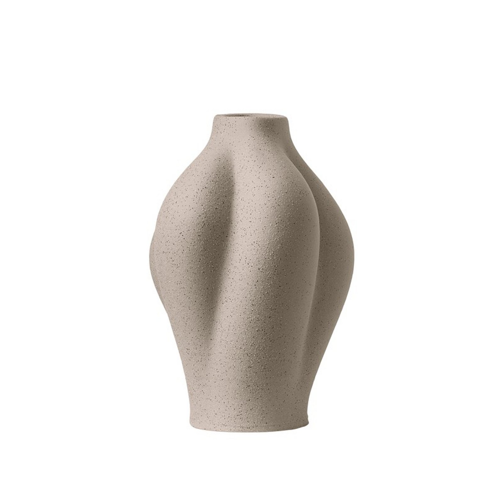 Vaso Saltare, 25 cm, taupe, ceramica - AYTM