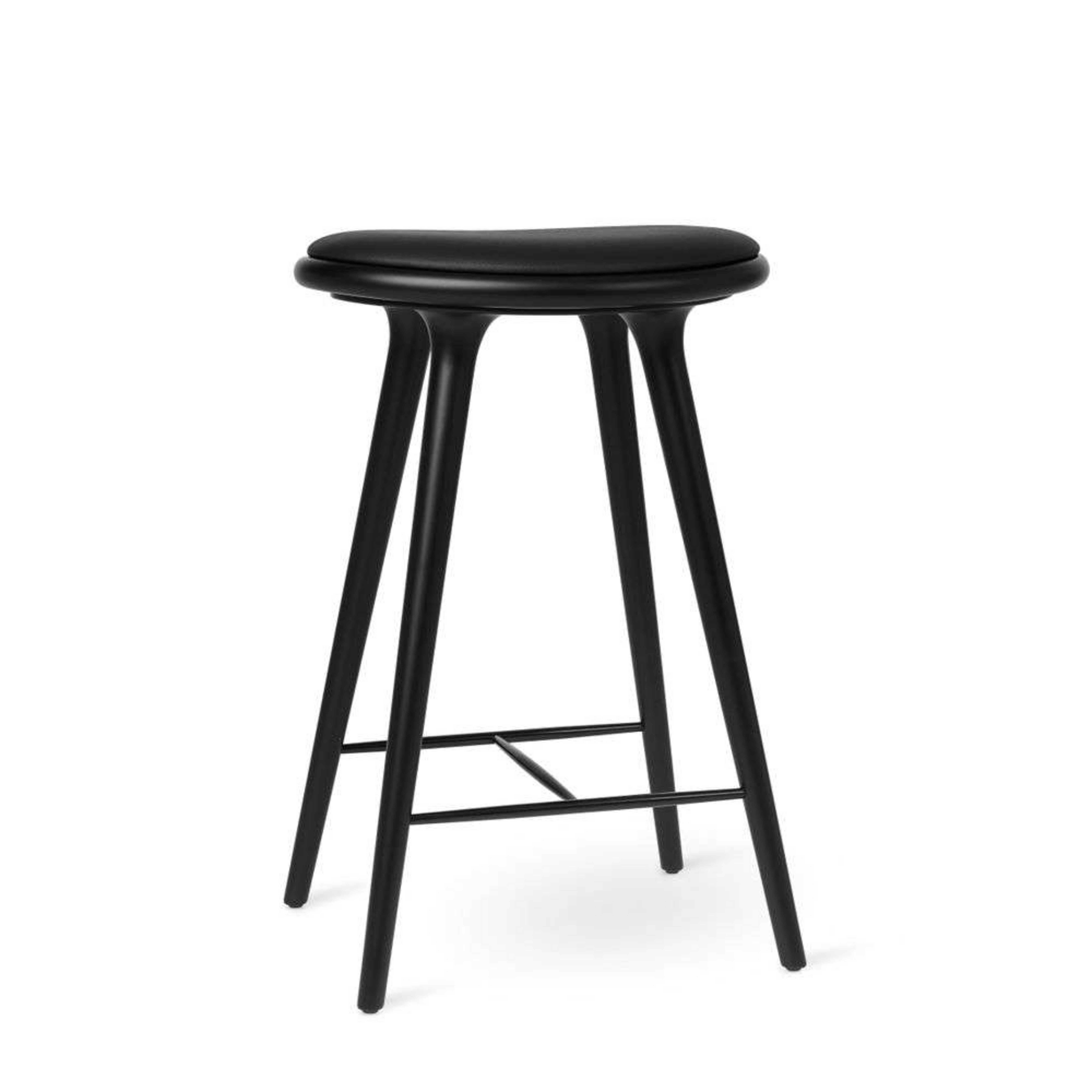 High Tabouret de bar H69 Black Beech - Mater