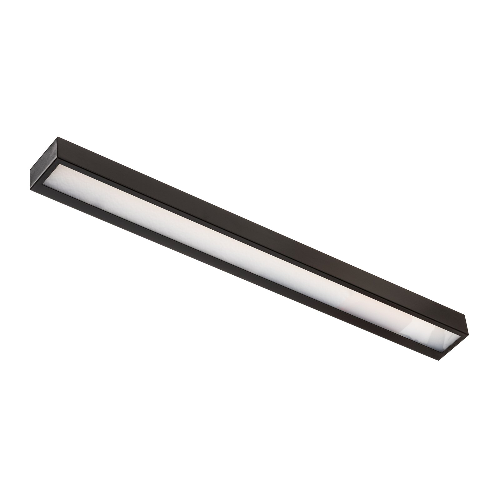 LED-Wandleuchte Mera, Breite 80 cm, schwarz