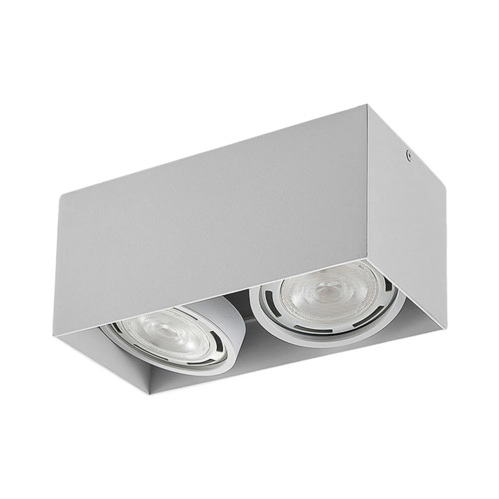 Arcchio Deckenstrahler Mabel, 2-flammig, 27 cm, weiß, GU10