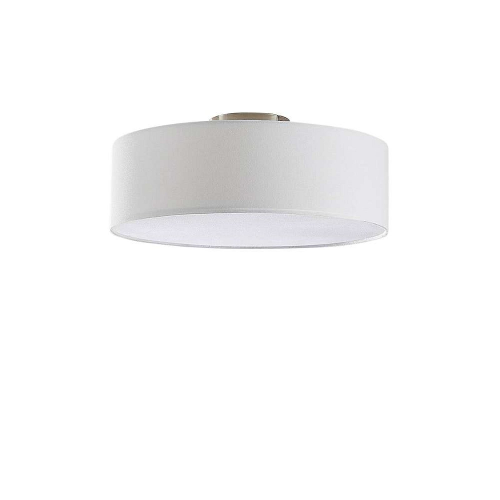 Sebatin Ceiling Lamp Ø40 Cream/White/Nickel - Lindby