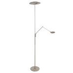 Lampa stojąca LED Zenith 2, stal, lampka do czytania, CCT, pilot