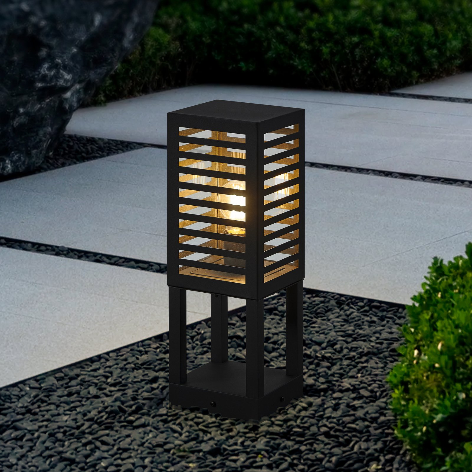 Luminaire pour socle Alamonte 3, noir
