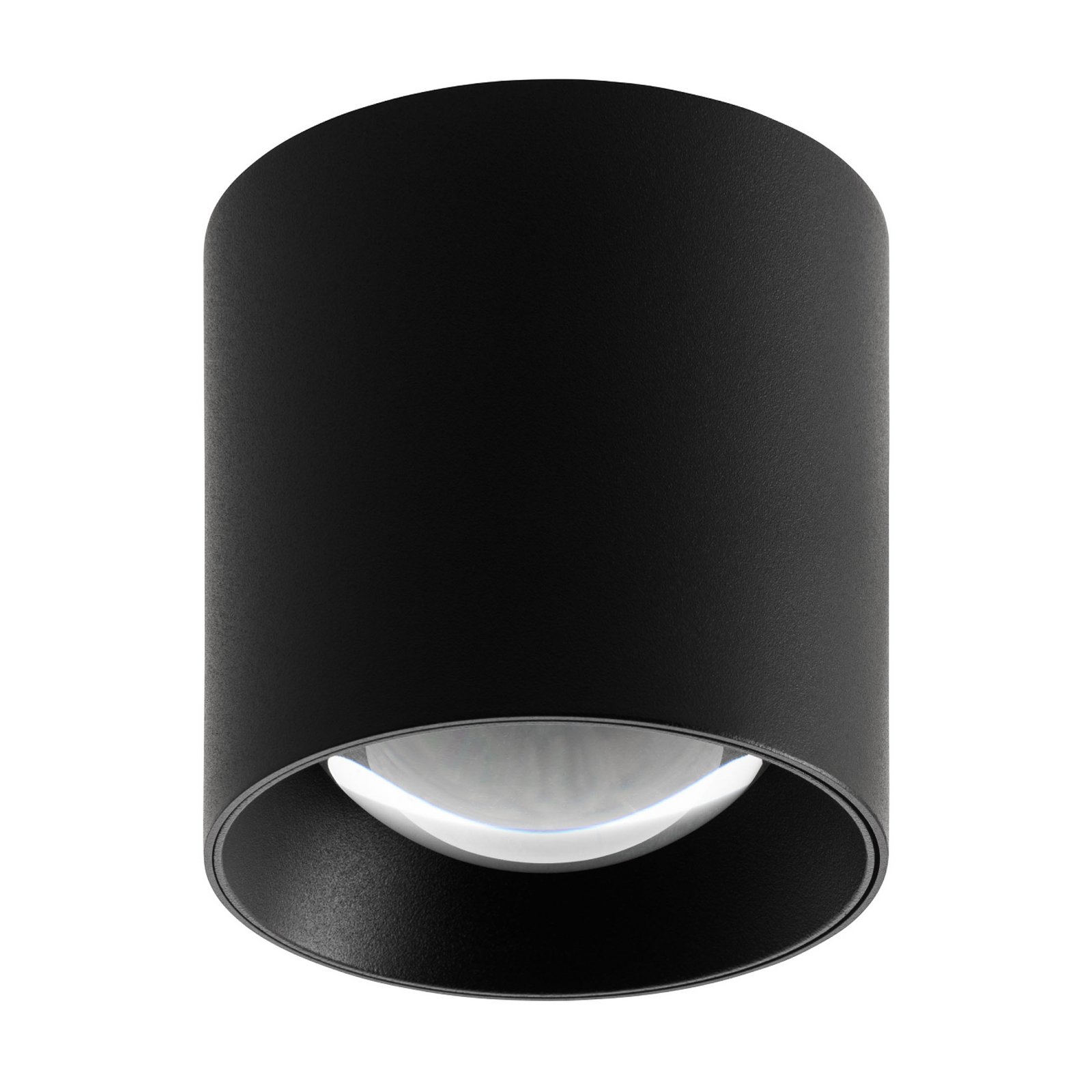 LED venkovní stropní svítidlo 5173, černé, 9 cm, kov, IP54 CCT