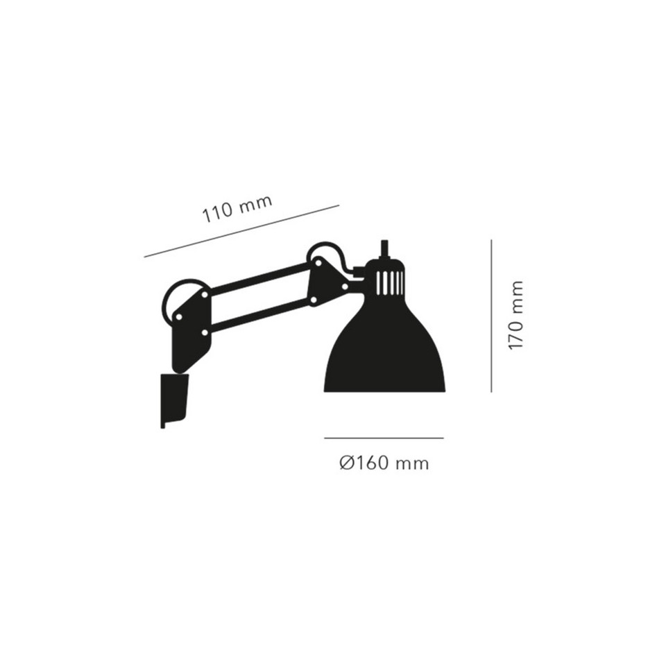 Nordic Living Archi W1 Vägglampa Mat, guld / mässing från Nordic Living
