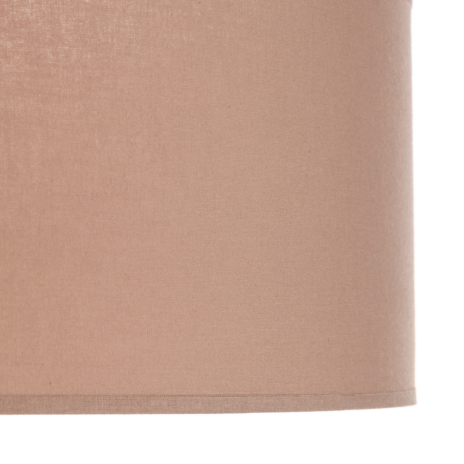Euluna Roller couverture, abat-jour en tissu cappuccino Ø50cm
