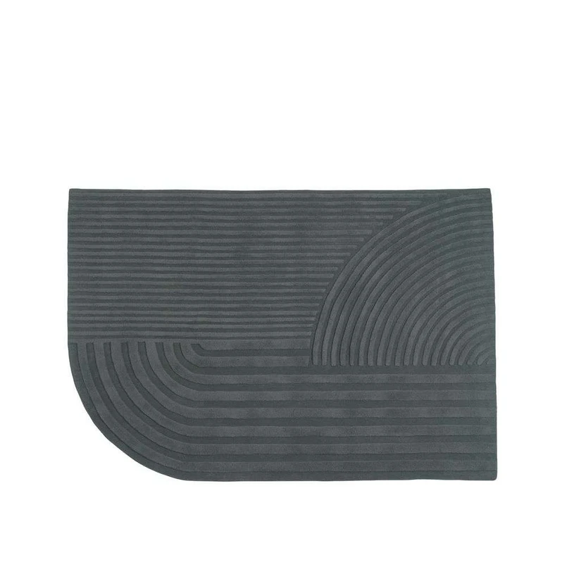 Muuto – Relevo Matta 170×240 Burnt Mörk Green