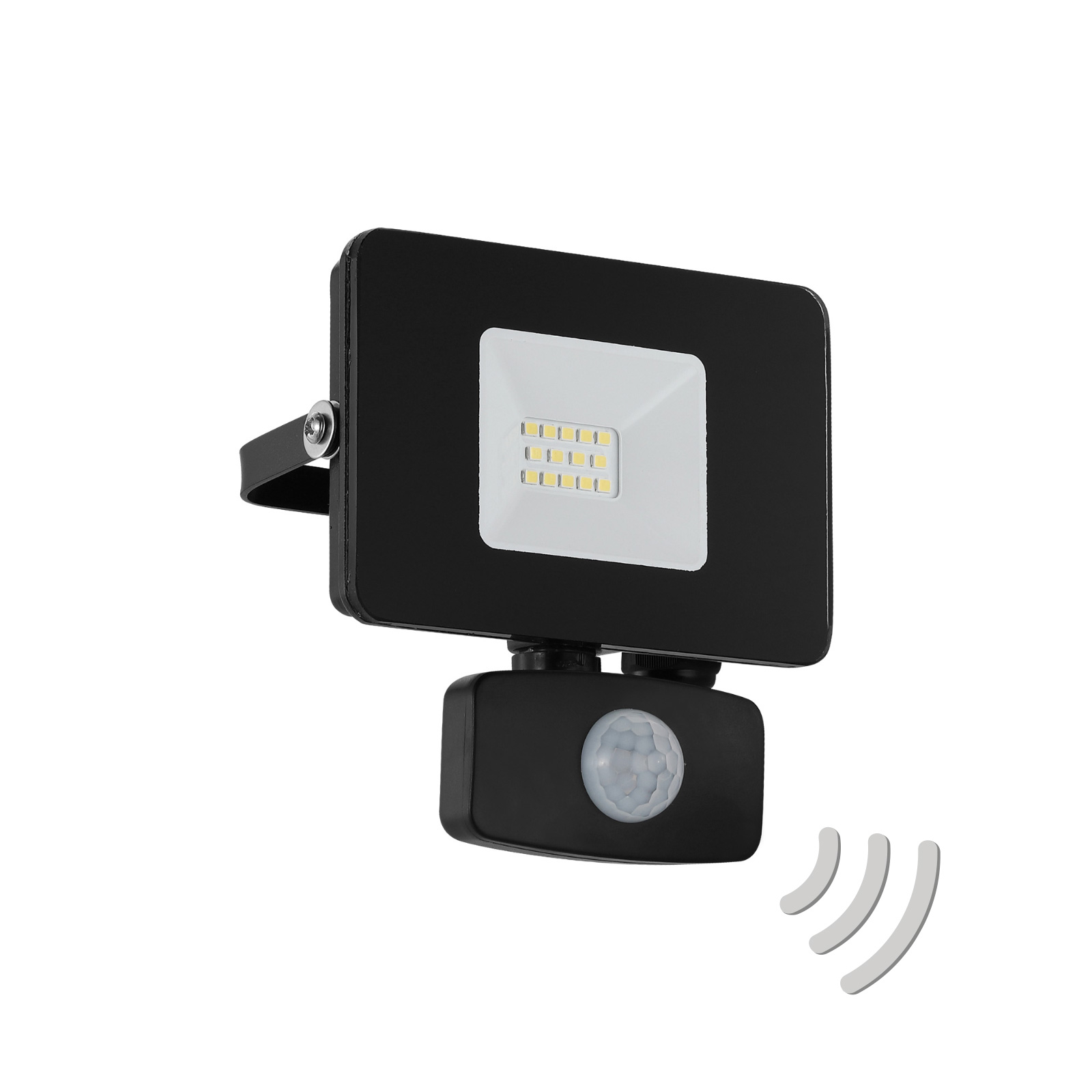 LED-Außenstrahler Faedo 3 mit Sensor, schwarz