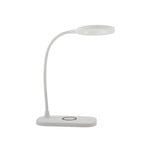 Siona LED Lampe de Table CCT Dim. w/Charger Blanc - Lindby