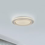 JUST LIGHT. LED plafondlamp Lago Ø 40 cm wit Afstandsbediening