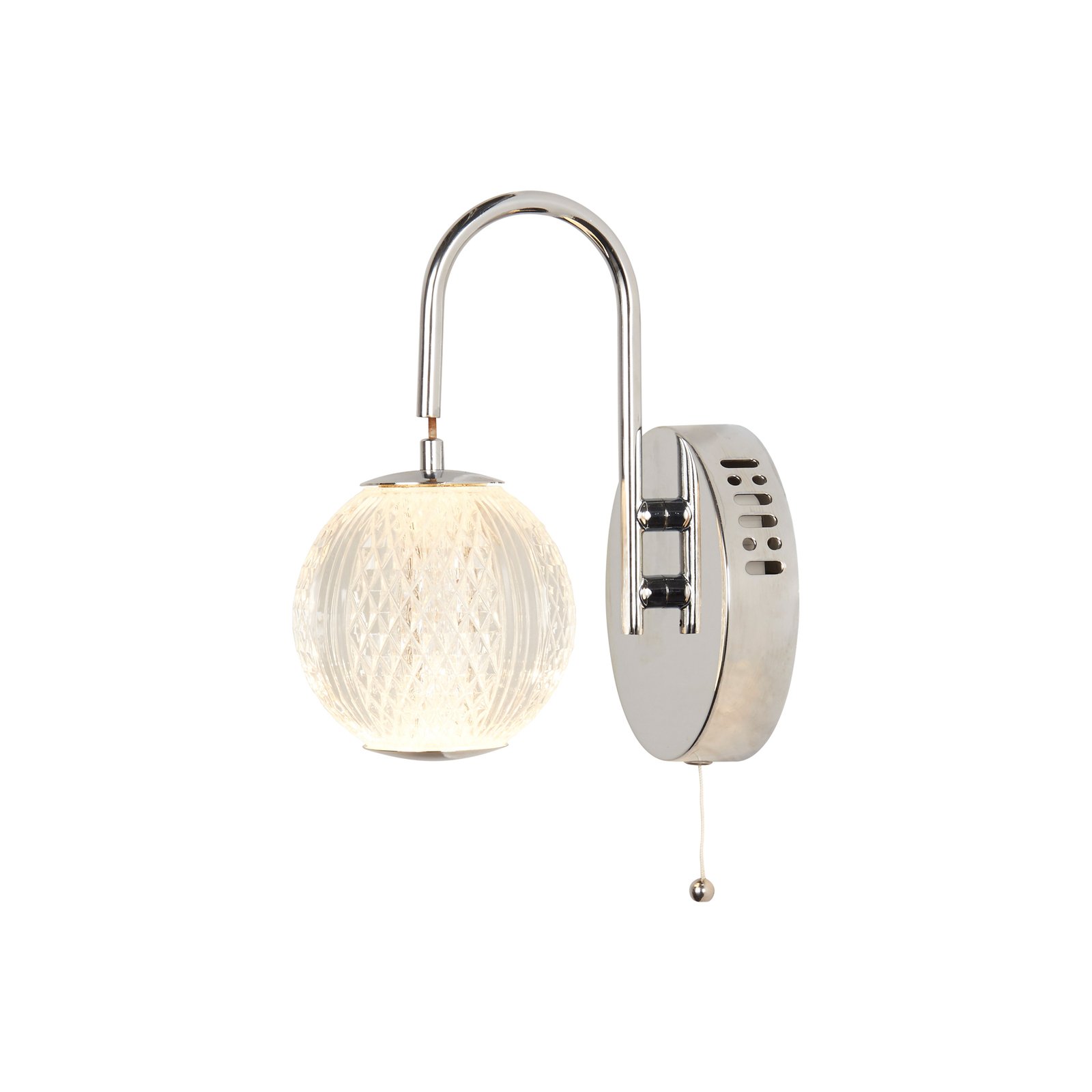 LED wall light Allure, pull cord switch