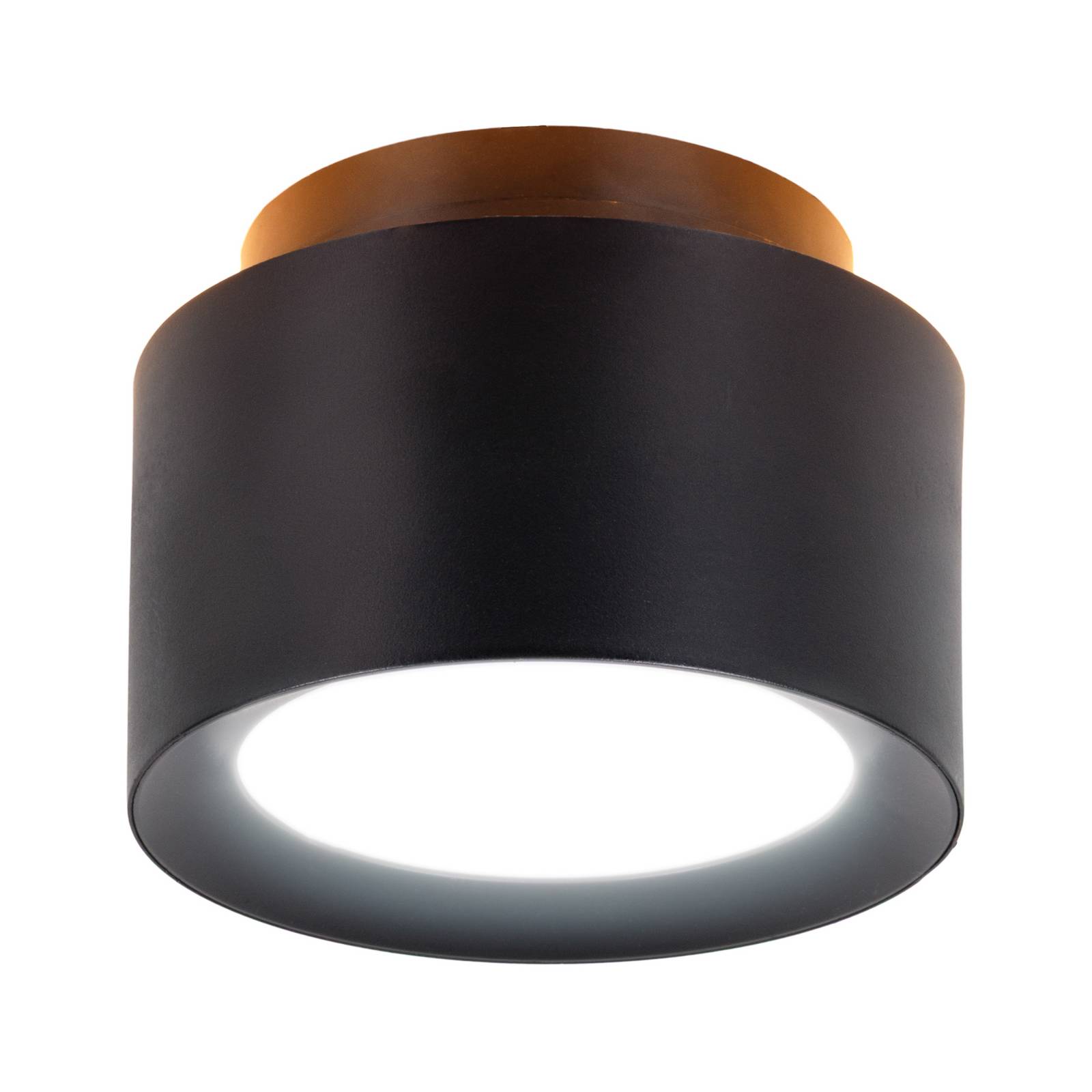 LED-Deckenspot Trimes, Ø 14 cm, schwarz, CCT, step-dim günstig online kaufen