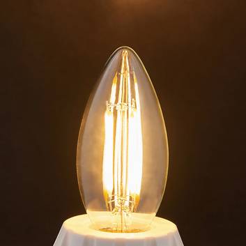 E14 bombilla vela LED filamento 4W, 470 lm, 2.700K