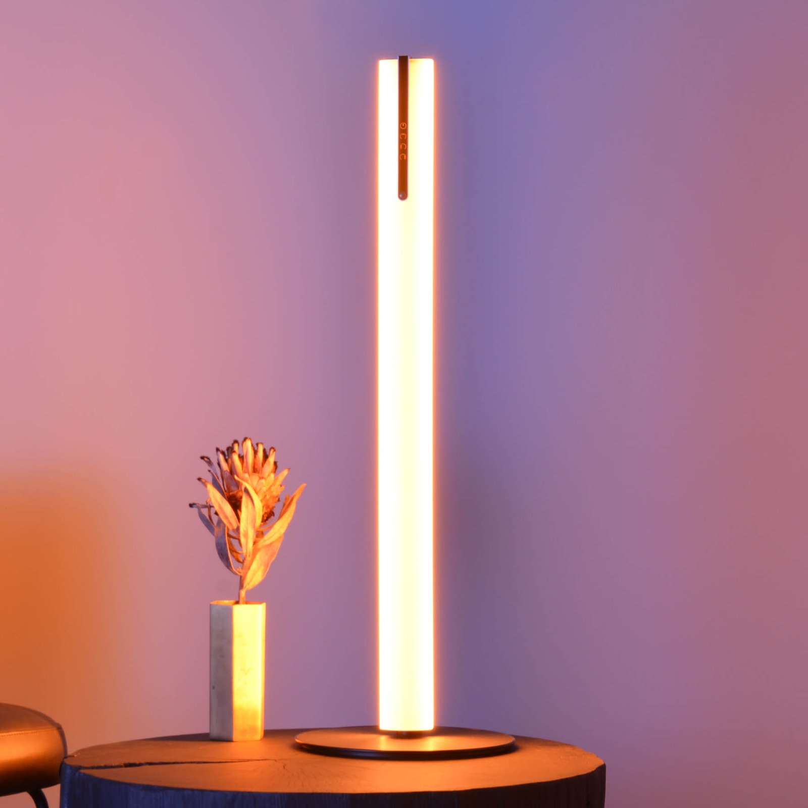 One LED-Schreibtischlampe, QI, Luftsensor, schwarz - HEAVN