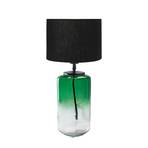 PR Home Gunnie table lamp, green/clear glass base