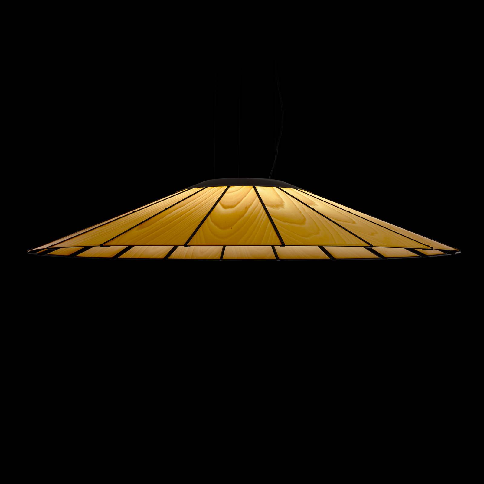 Levně LZF Banga SG LED závěsné světlo, Ø 120 cm přírodní buk