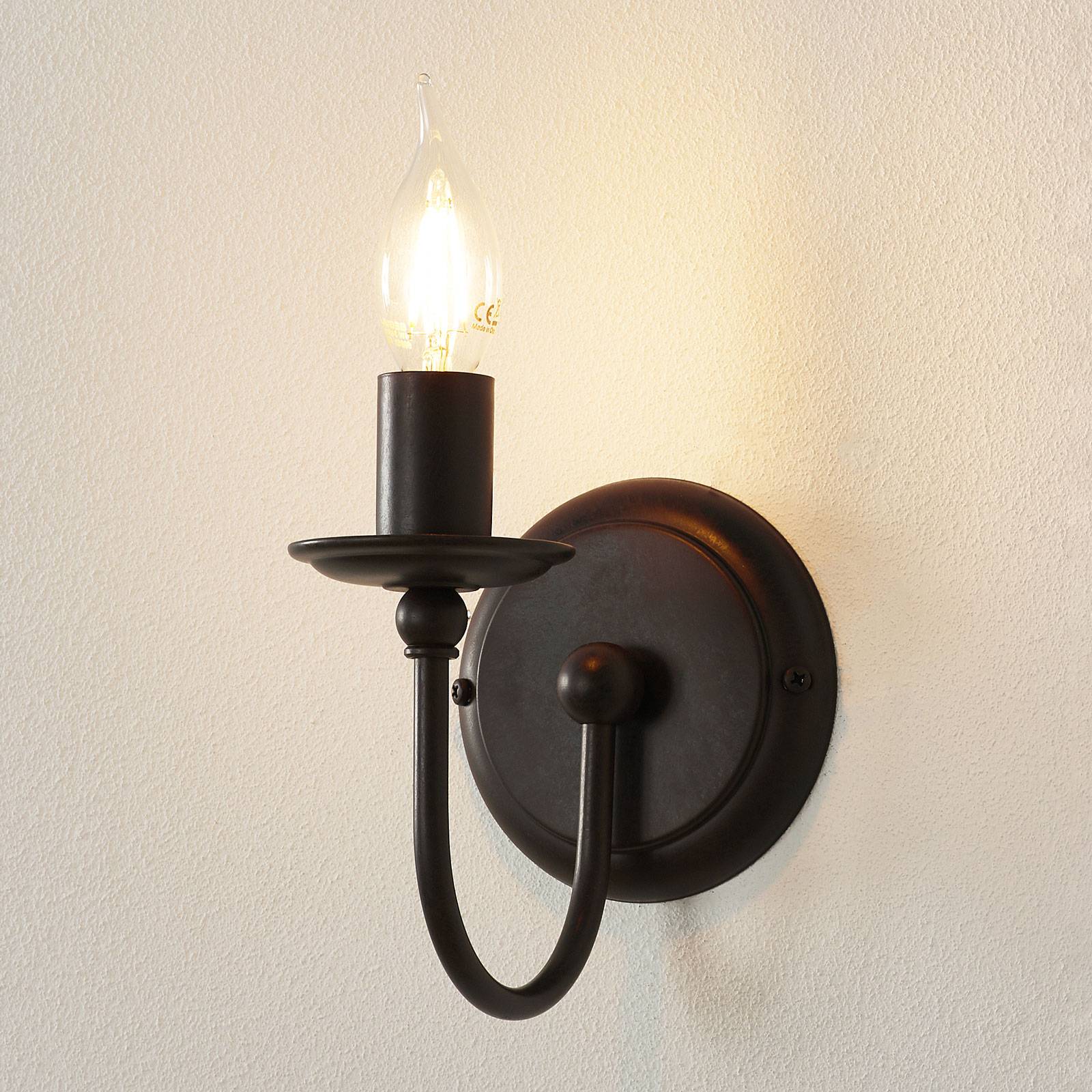 Niewielka lampa ścienna AZIENDA 1-punktowa