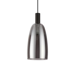 Ideal Lux Coco colgante negro-gris humo Ø 14cm