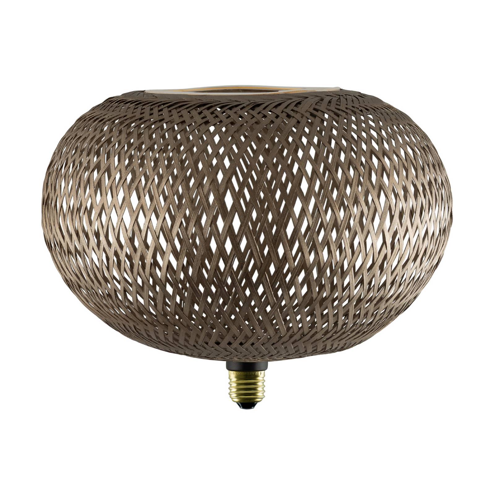 SEGULA LED Floating Bambus bronze Oval300 E27 5W 2.200 K dim