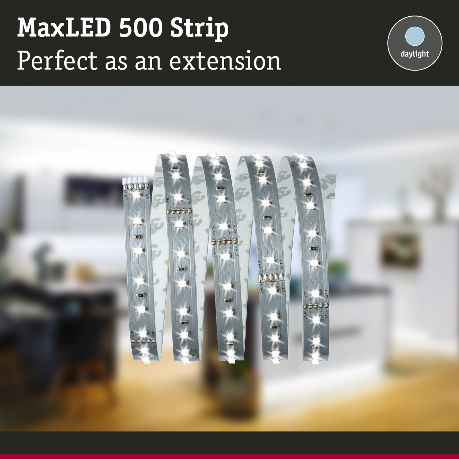 Paulmann MaxLED 500 stripe IP20 dagslys 1 m Paulmann MaxLED 500 stripe IP20 dagslys 1 m