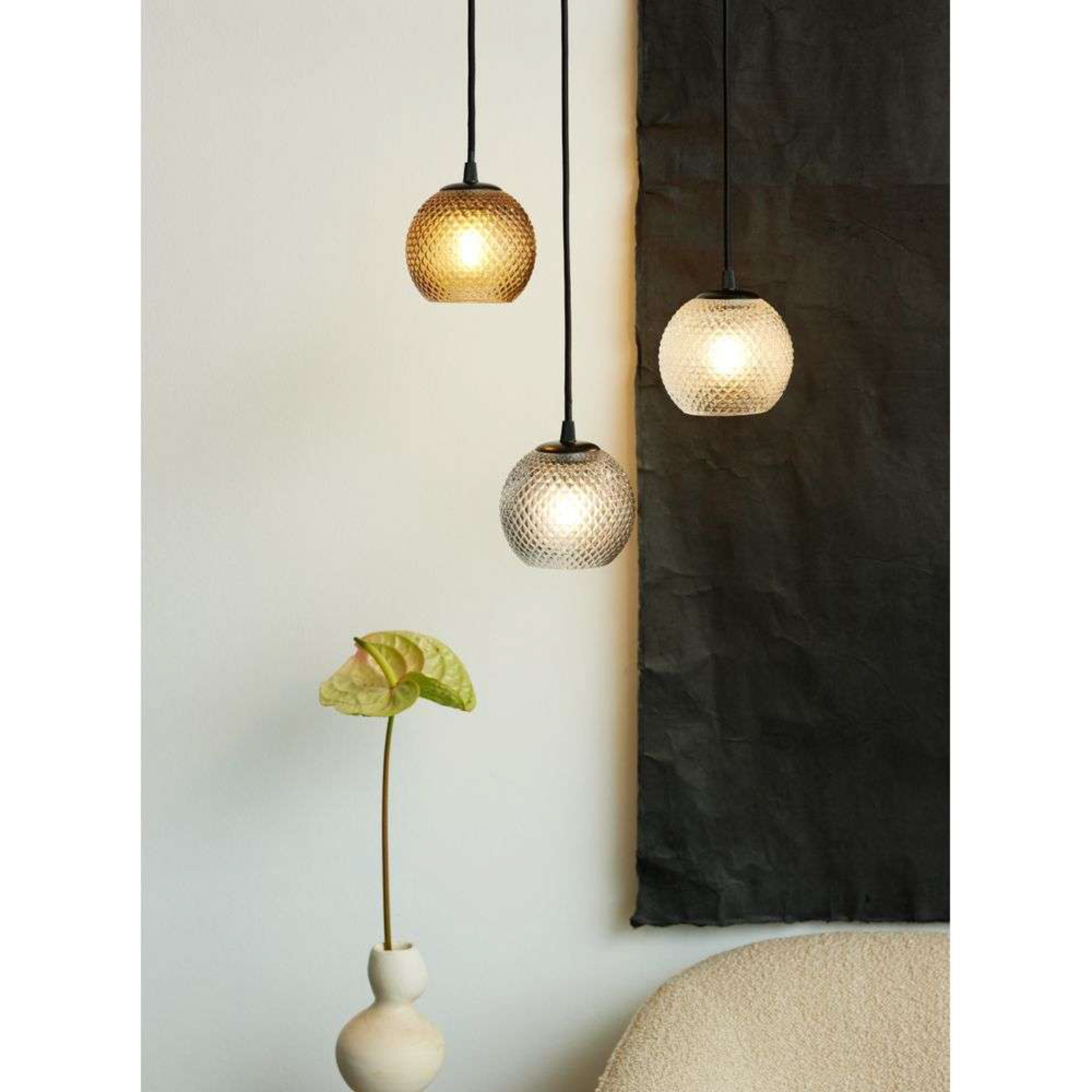 Nobb Ball Lustră Pendul Small Smoke/Black - Halo Design