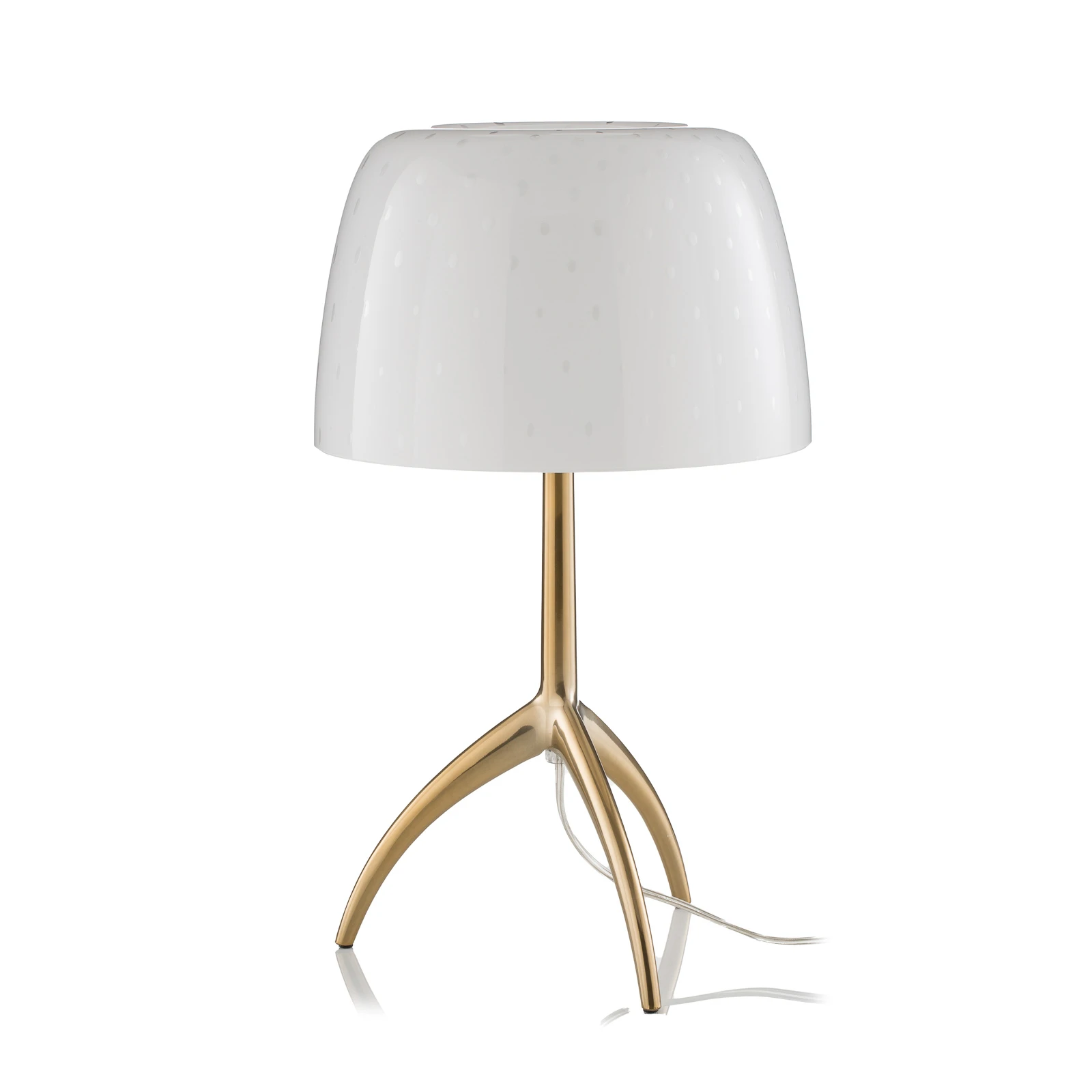 Foscarini tafellamp Lumiere 30, 45 cm, bubbelglas, aan/uit