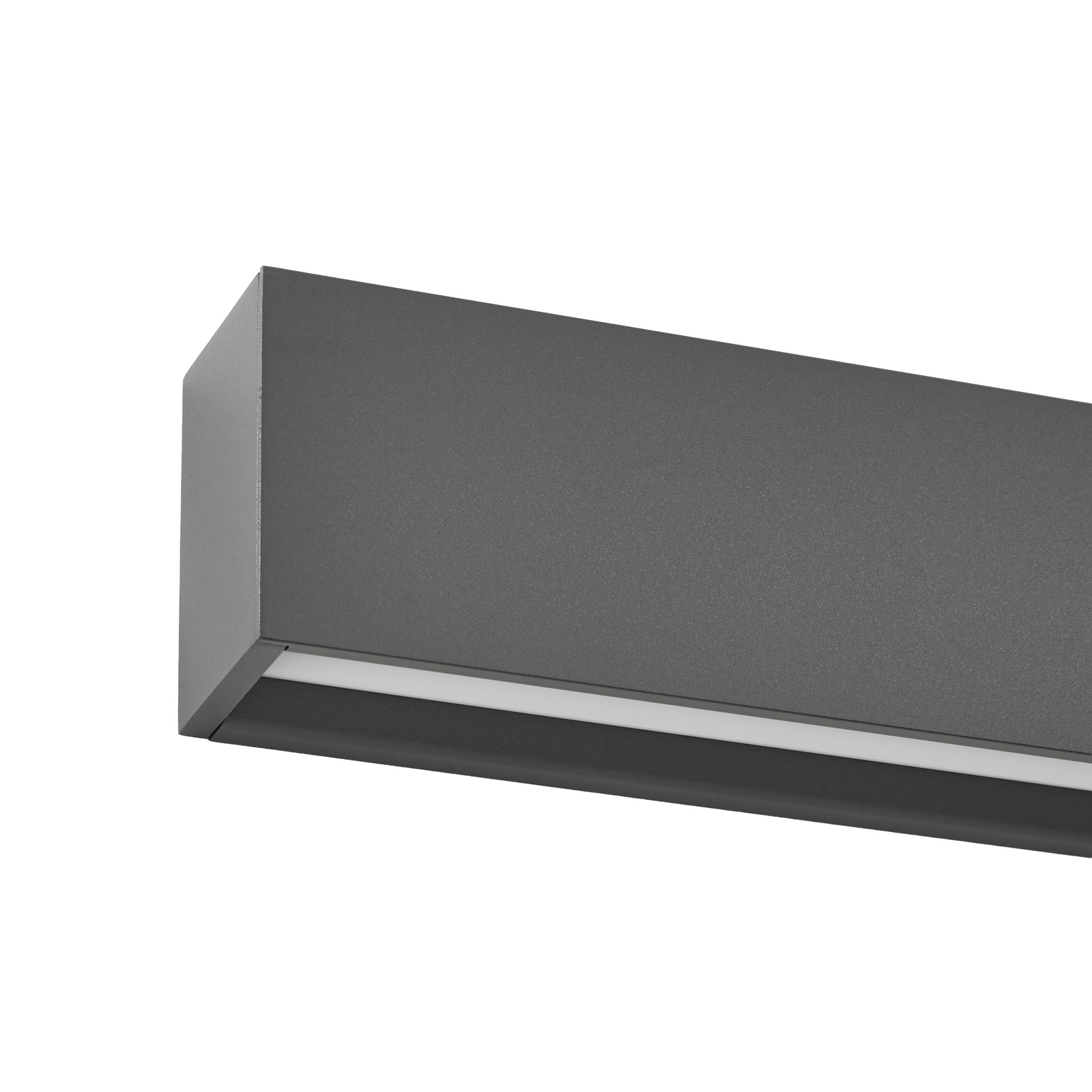 Kinkiet zewnętrzny LED Lengo, 3000 K, antracyt, 100 cm, światło skierowane w