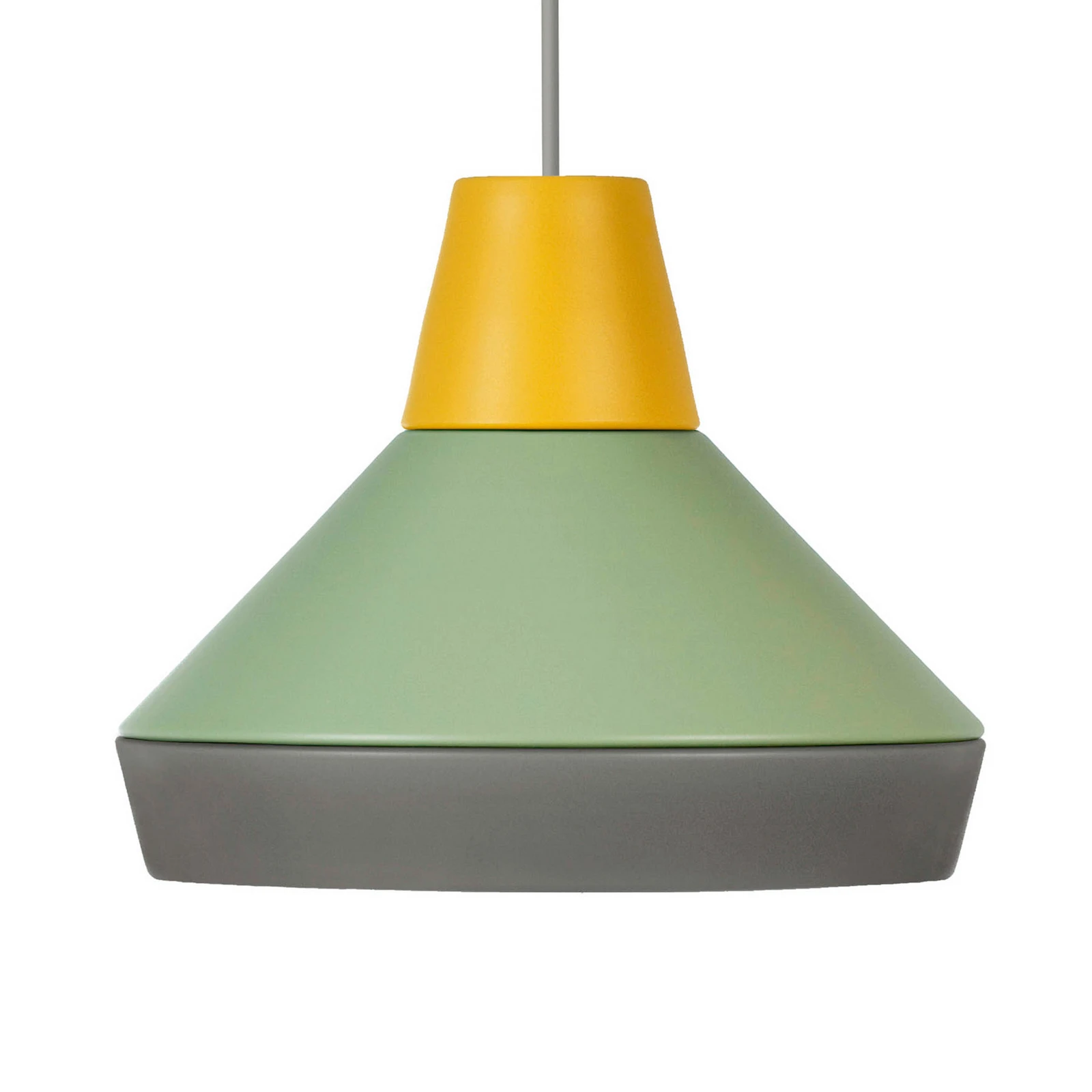GRUPA Ili Ili Cats Hat pendant light yellow/green/grey