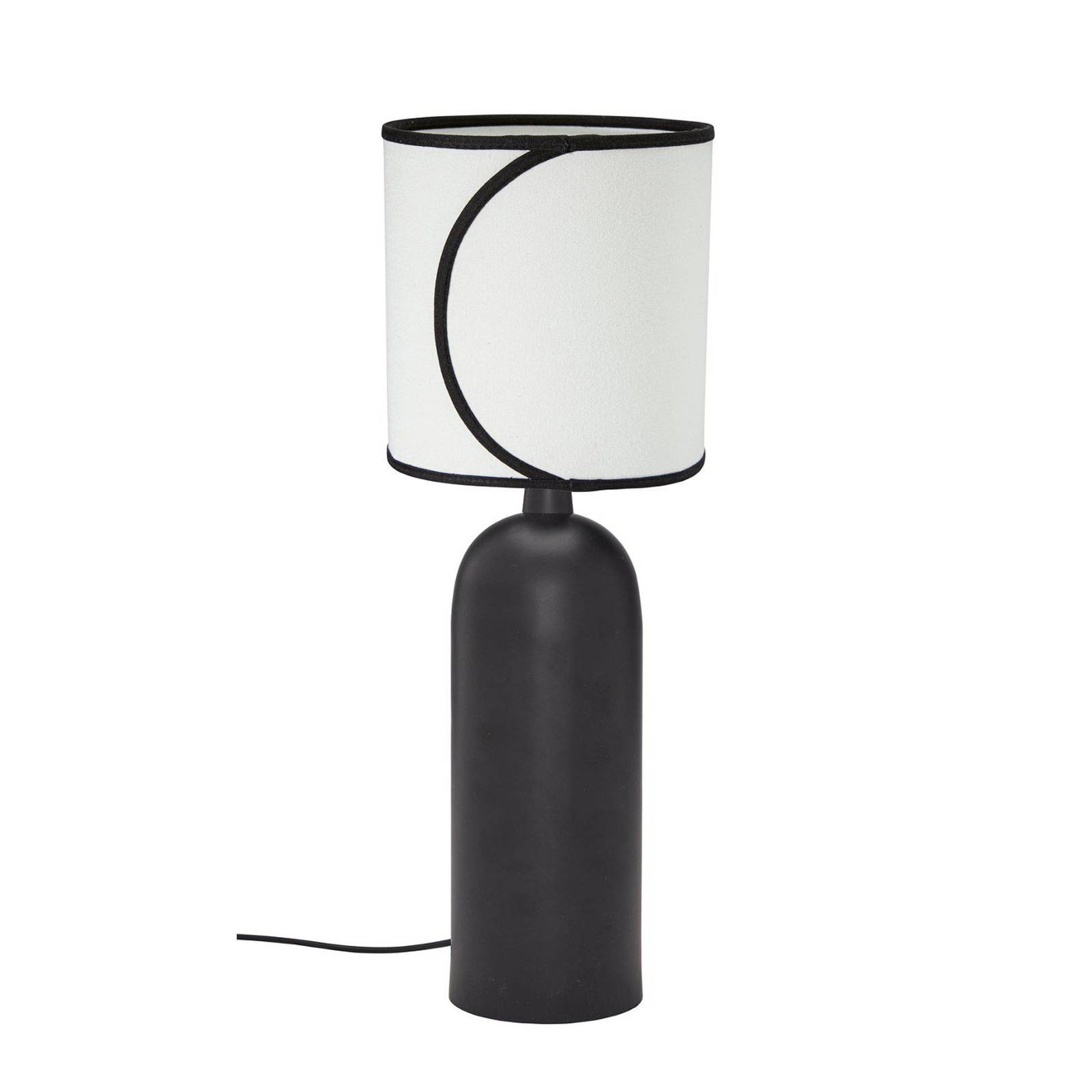 PR Home Tischlampe Carter Celyn Ava offwhite/schwarz Ø 20 cm günstig online kaufen