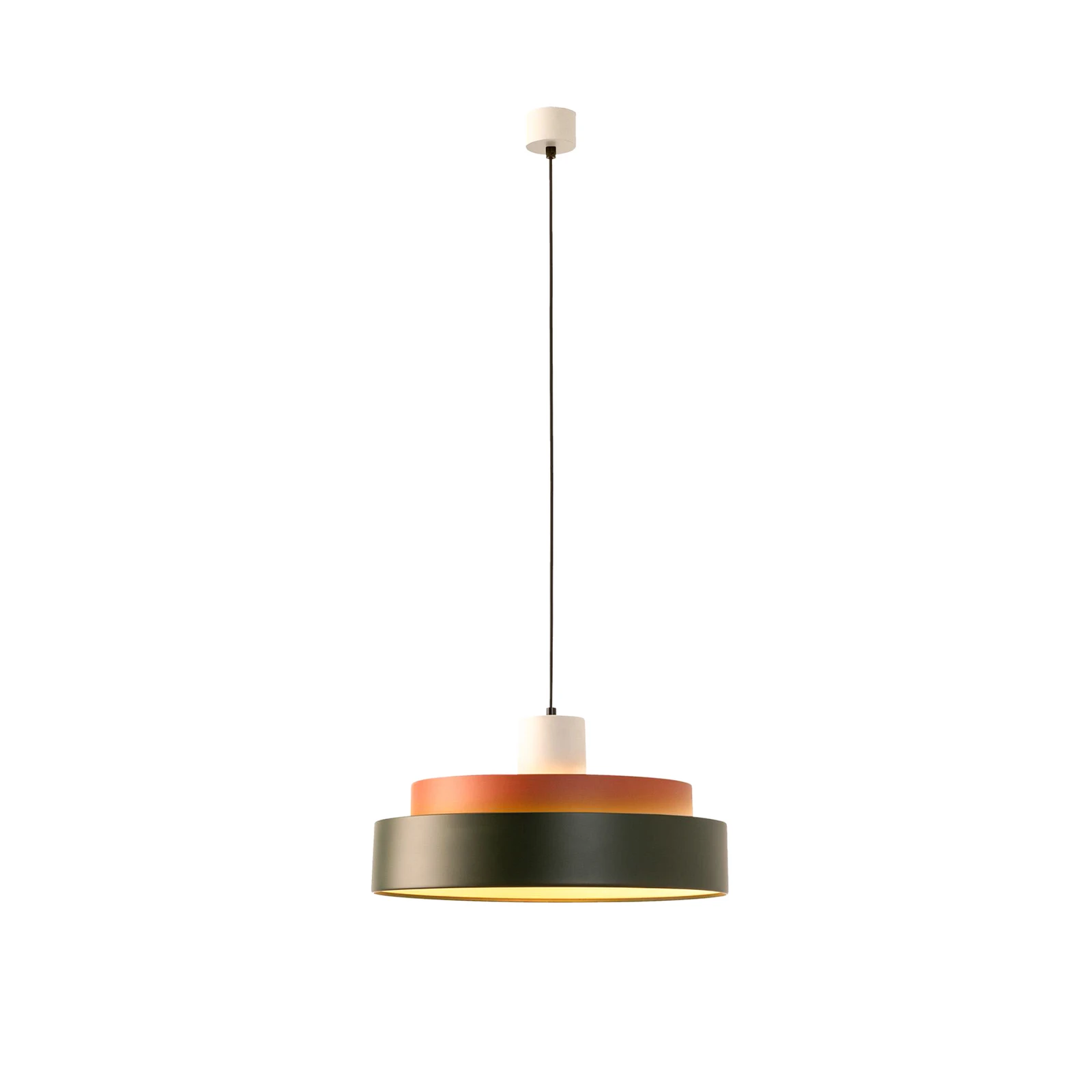 LEDS-C4 Keops 2 κρεμαστό φωτιστικό, Ø 50 cm, πολύχρωμο, αλουμίνιο