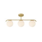 Grant 3 Plafonnier Brass - Nordlux