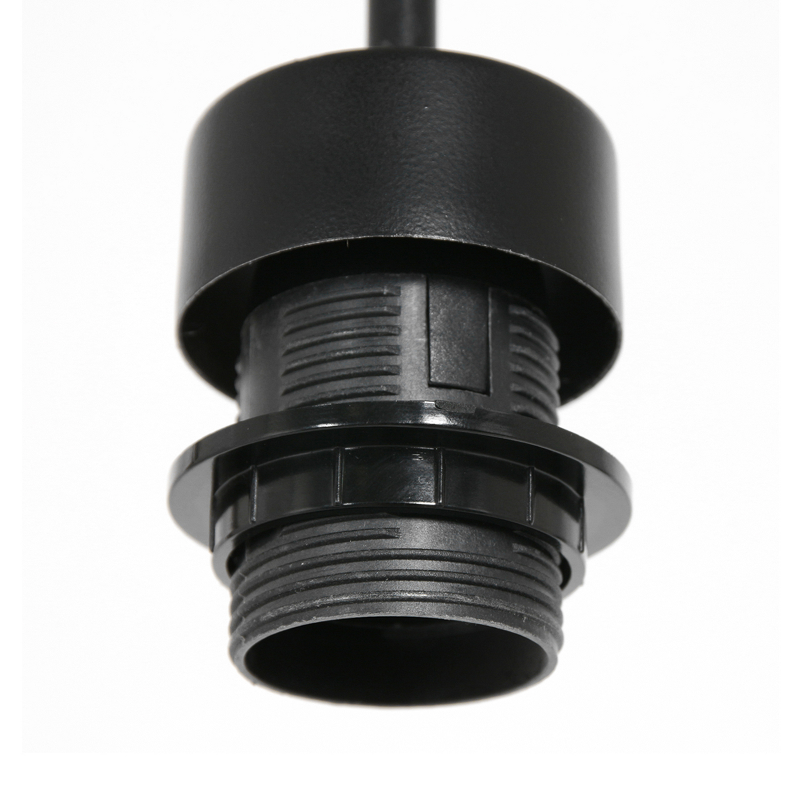 Suspension Sparkled Light, noir/bambou naturel, Ø 40 cm