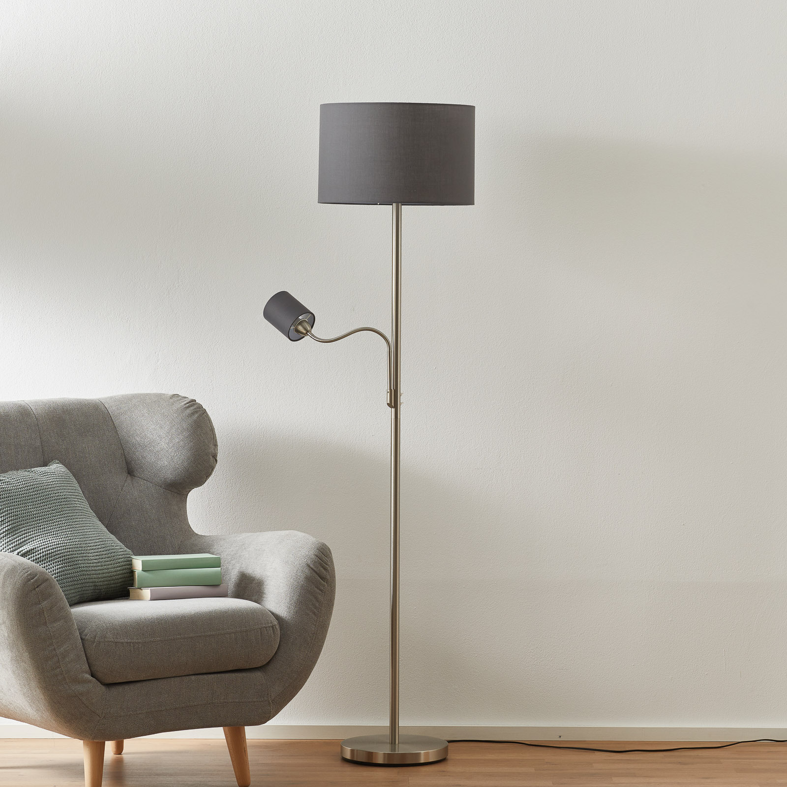 floor lamp with reading light