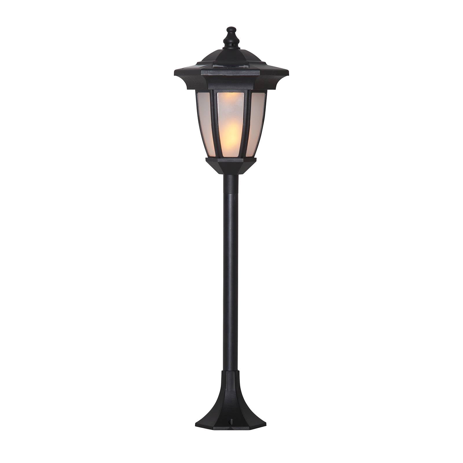 LED-Solarleuchte Flame, 4 in 1, schwarz
