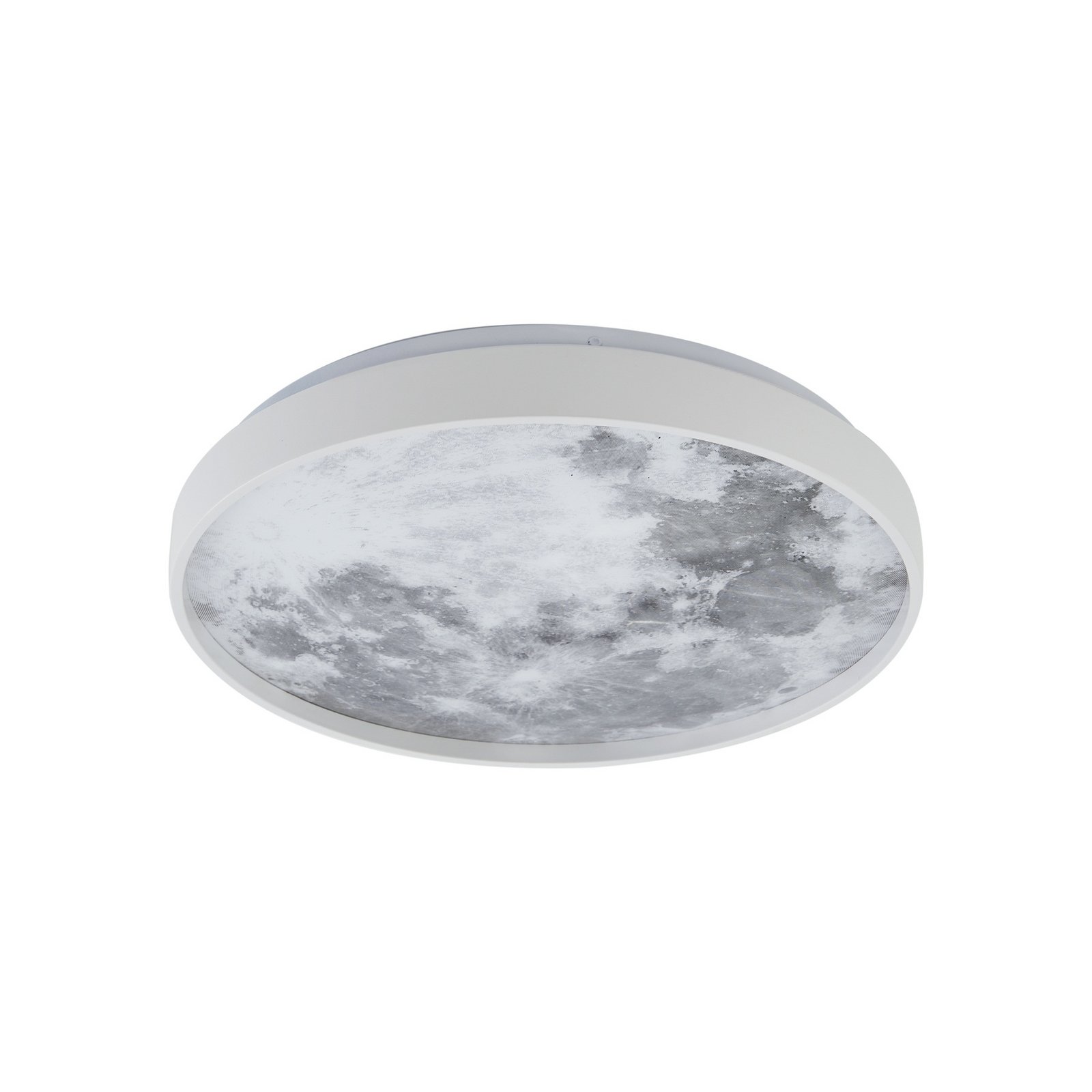 Lindby LED taklampa Lune, plast, metall, 38 cm