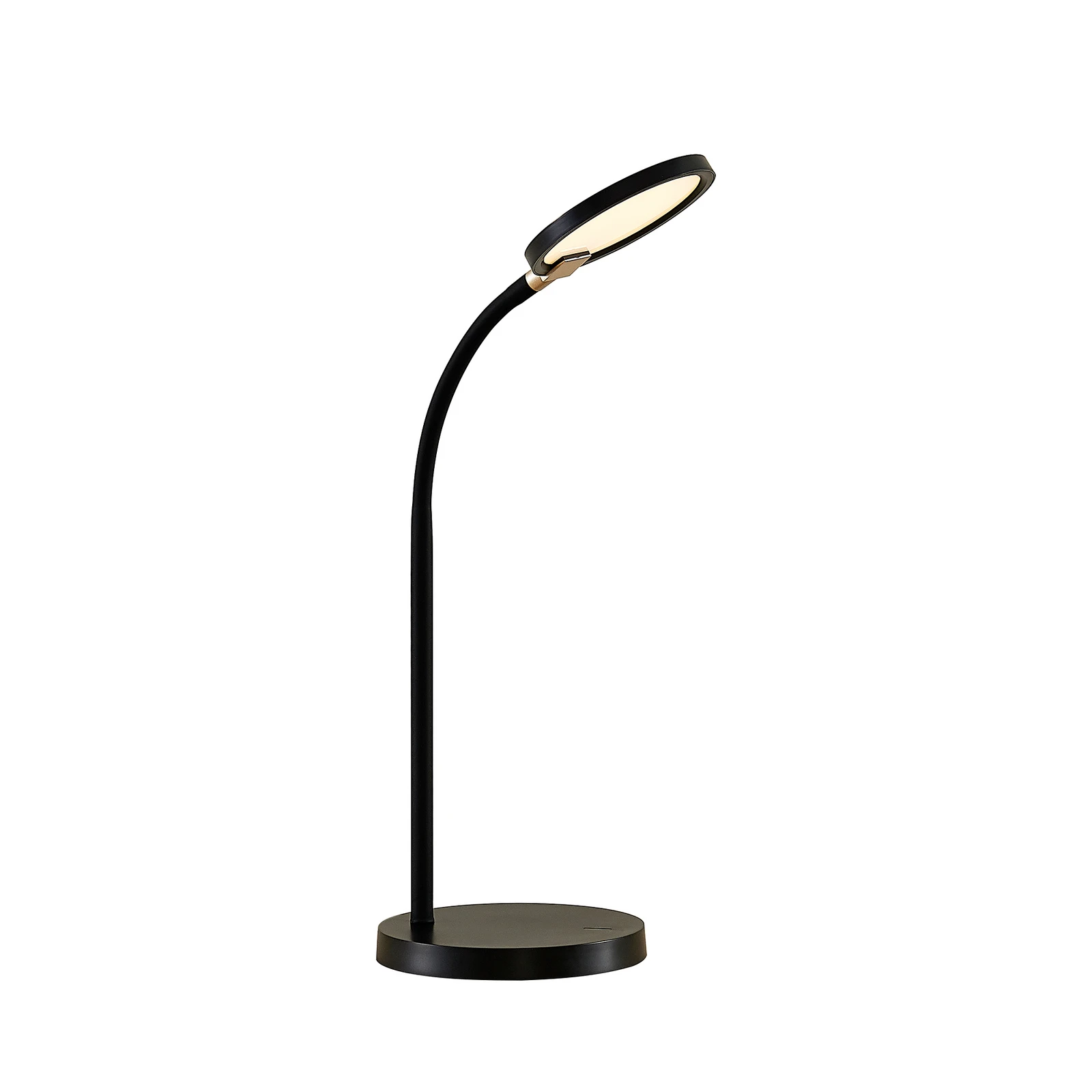 Lindby Binera LED stolná lampa, stmievač 3 stupne