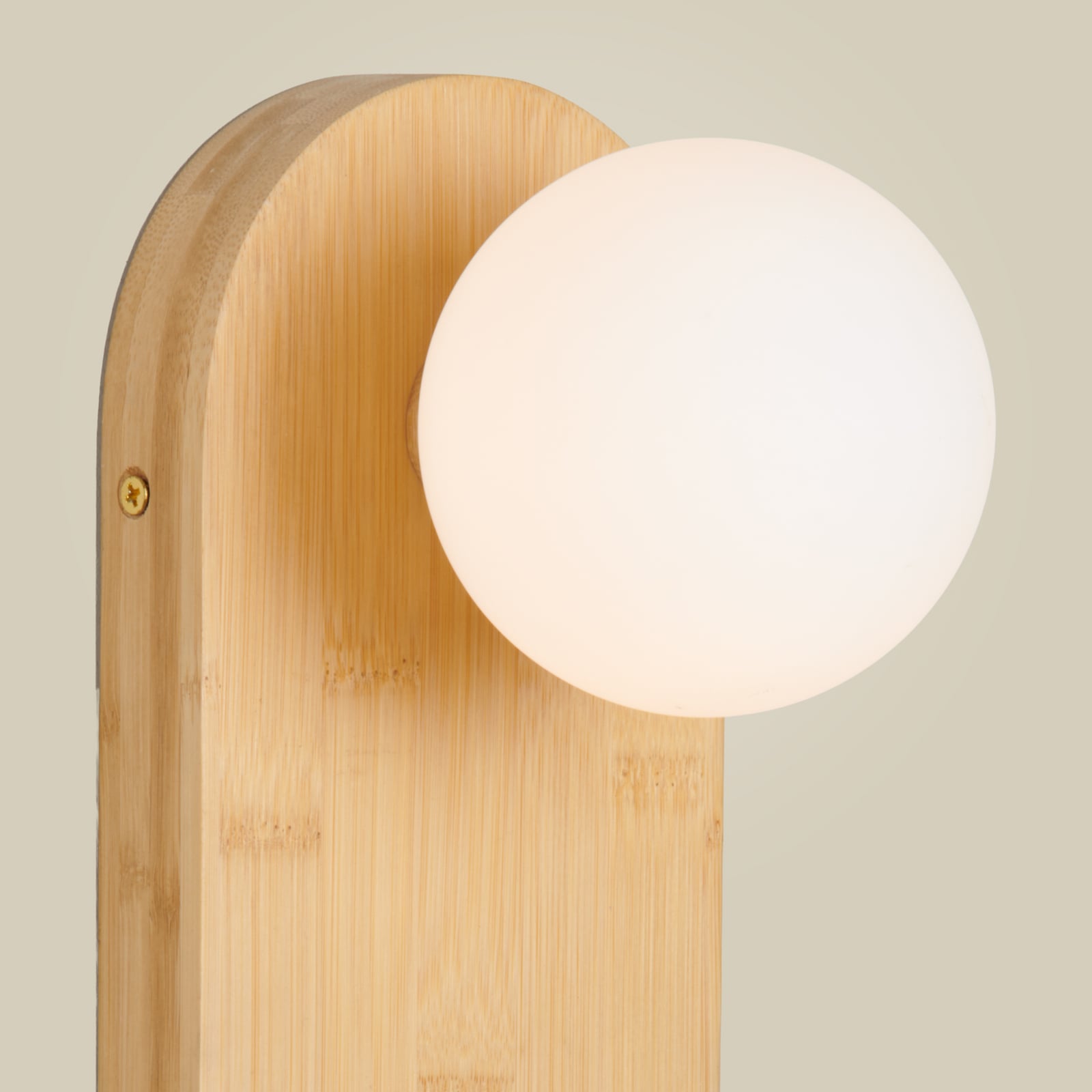 GOOD & MOJO Applique Java, naturale, vetro/bambù, spina