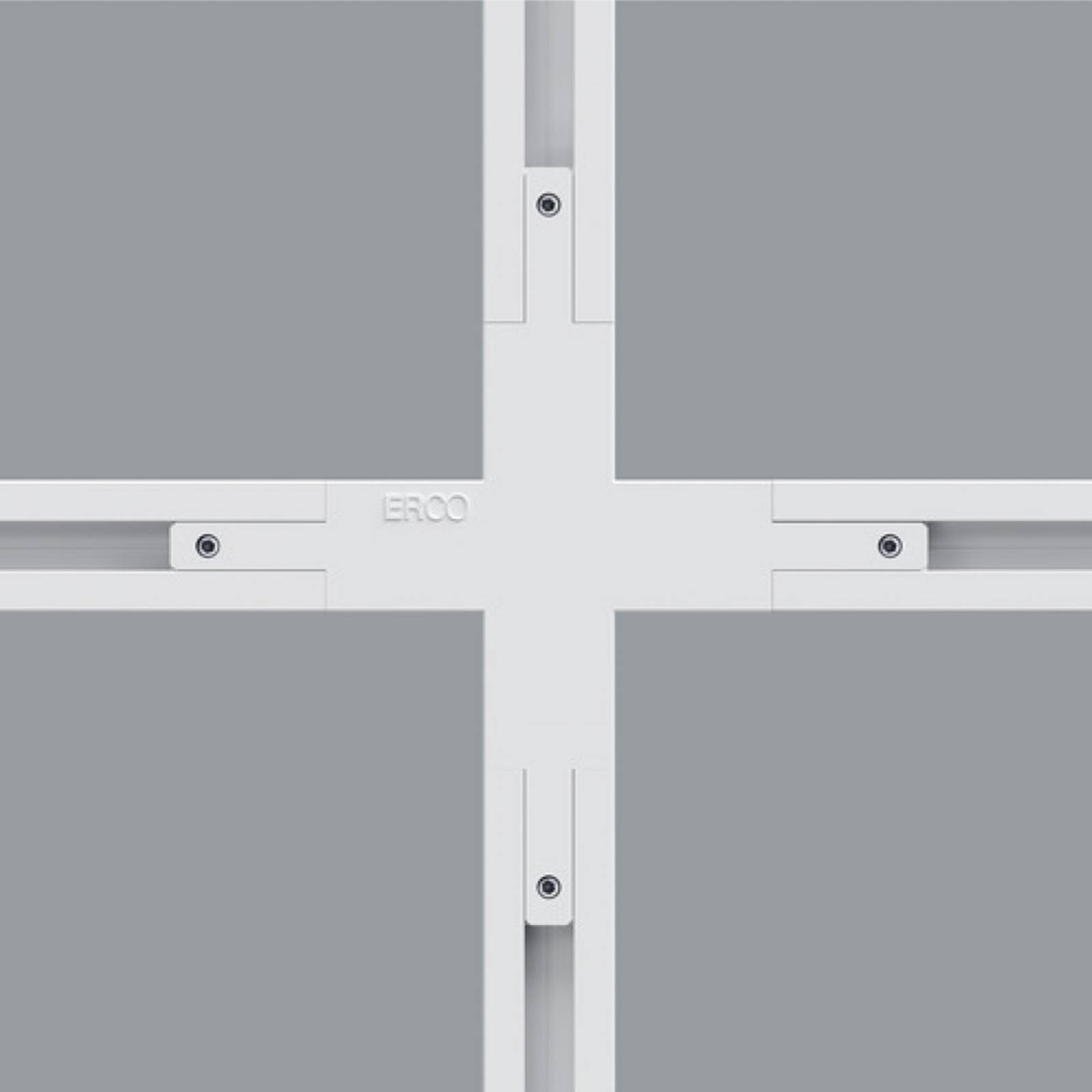 E-shop ERCO krížový konektor pre Minirail koľajnice biela