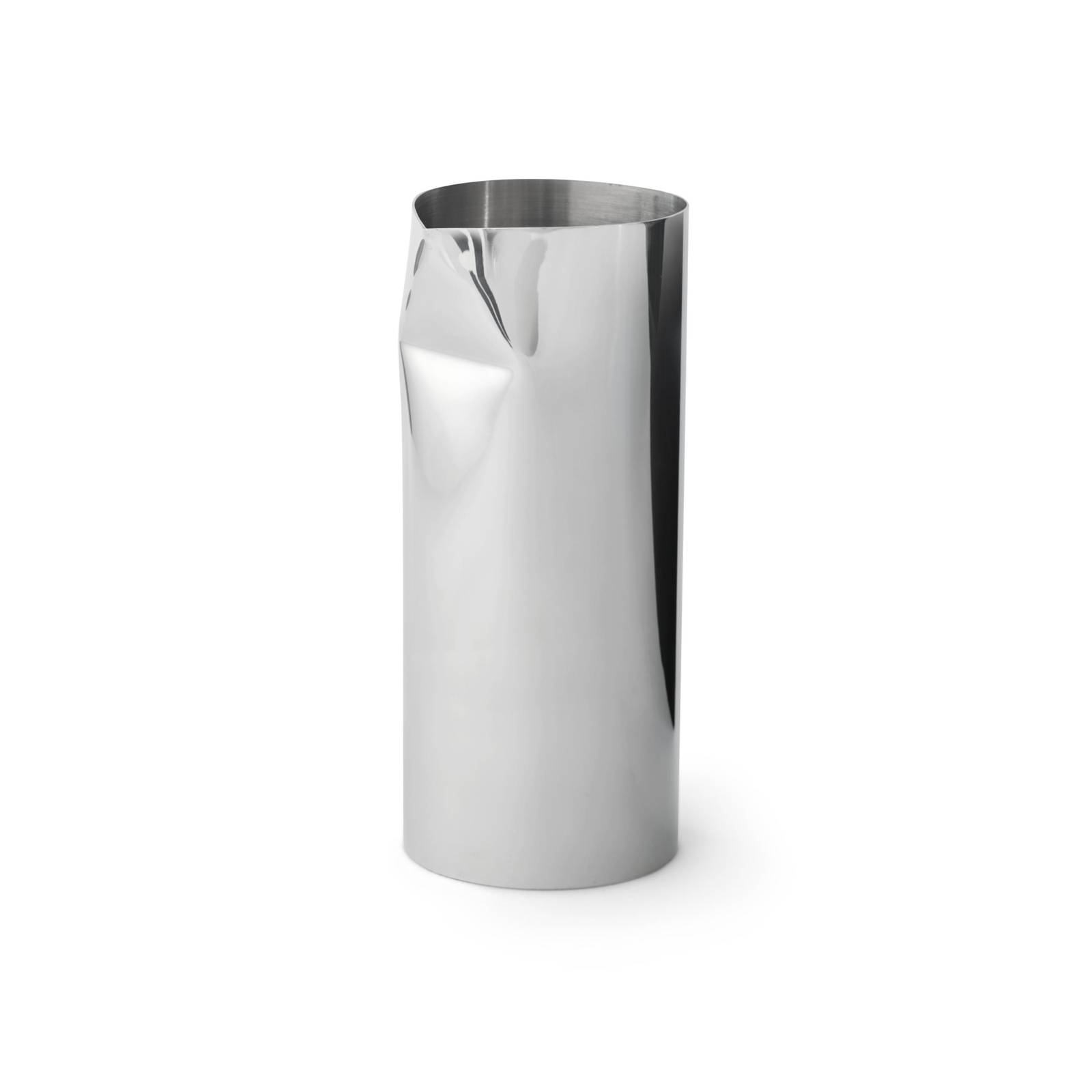New Works Karaffe Pleat, 0,9 Liter, Edelstahl, verspiegelt