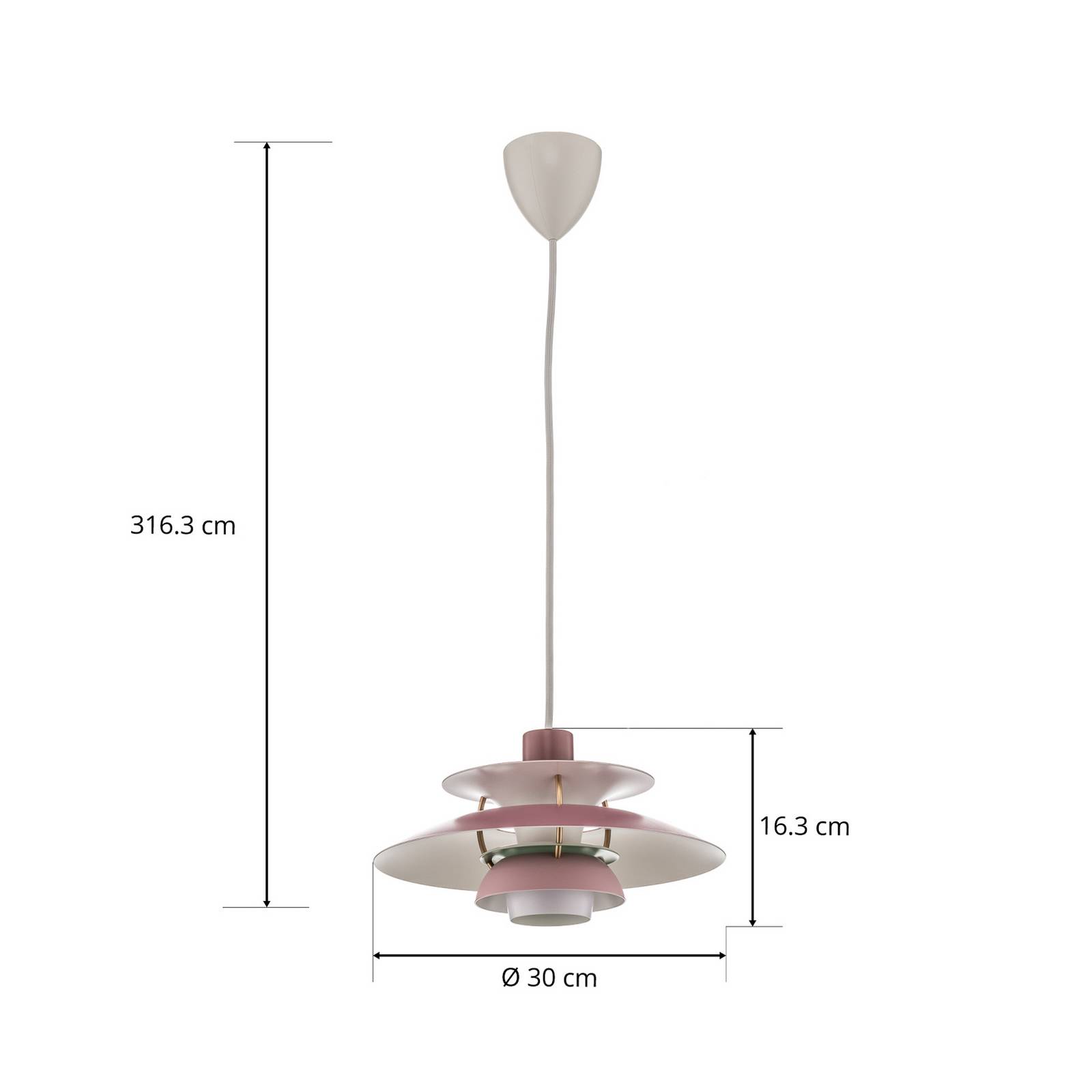 E-shop Louis Poulsen PH 5 Mini – závesná lampa, ružová