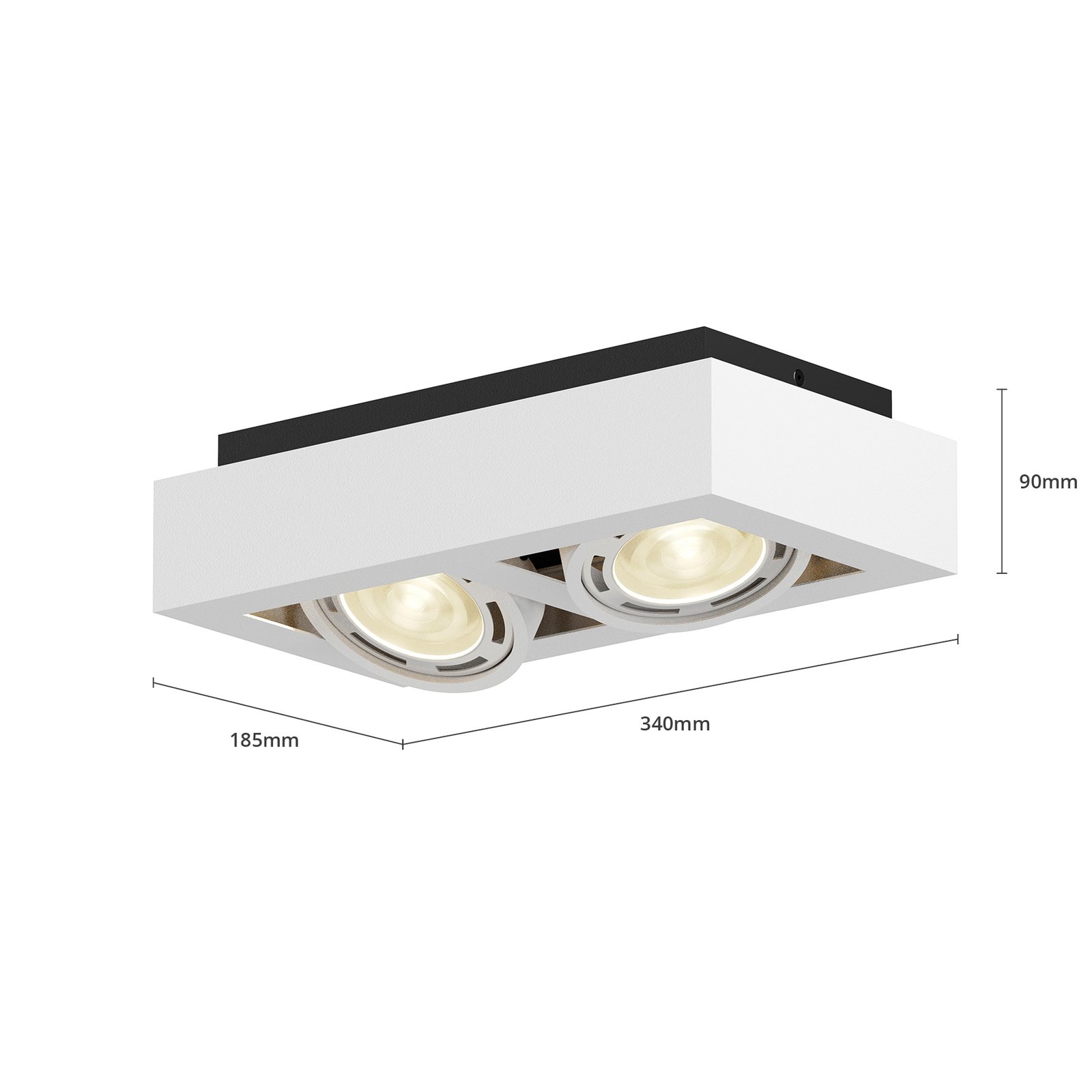 Ronka 2 Ceiling Lamp White - Arcchio