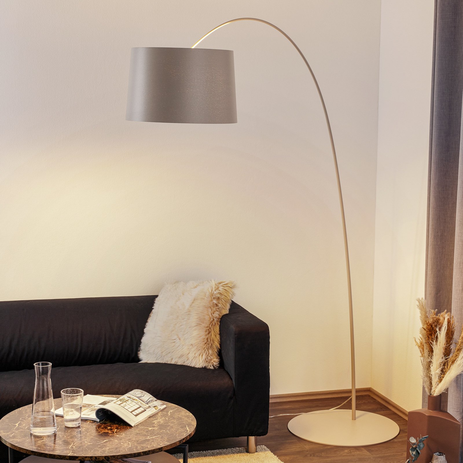 Lámpara Twiggy con atenuador, gris claro - Foscarini Lámpara Twiggy con atenuador, gris claro - Foscarini