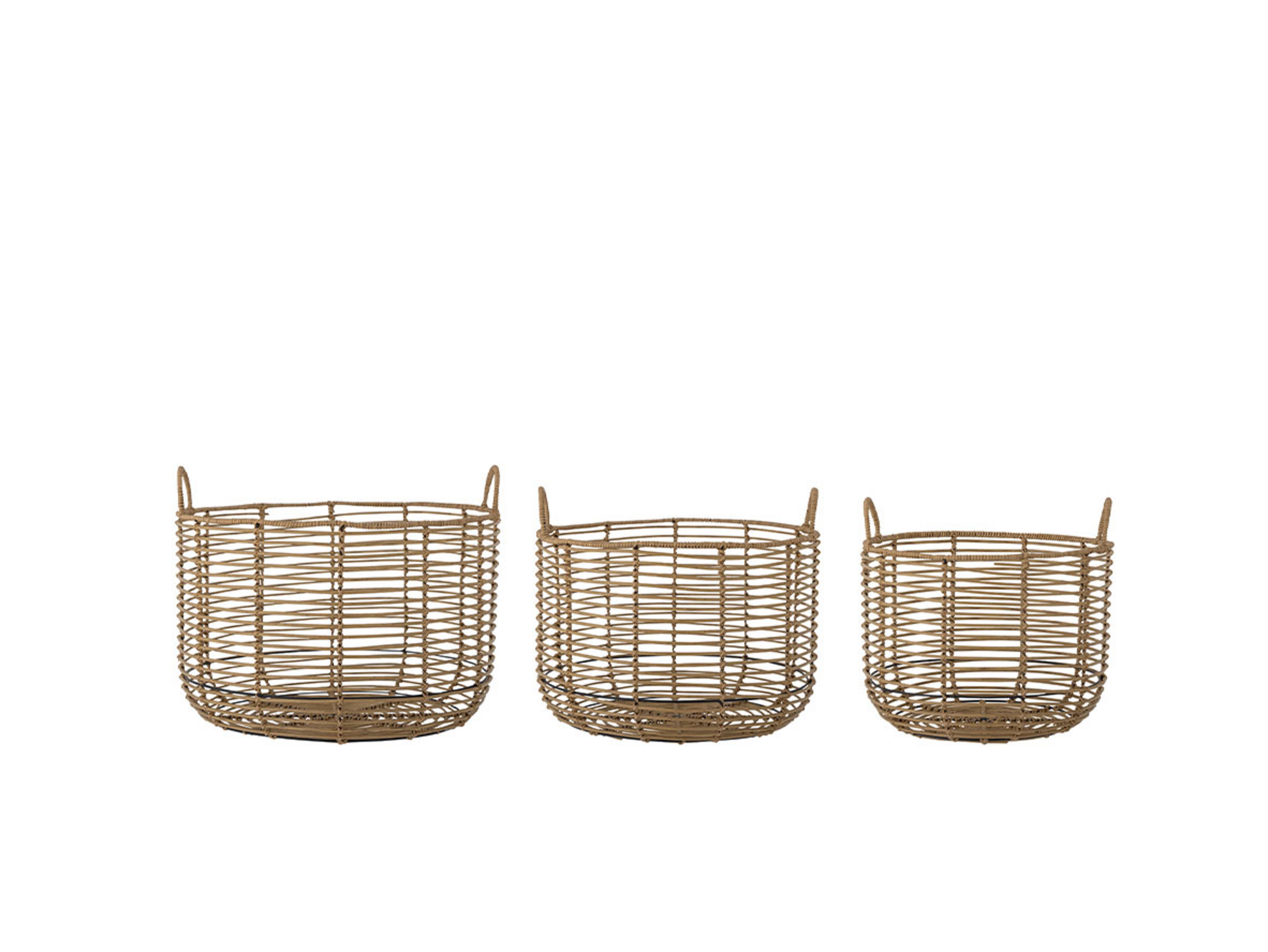 Mekkel Immagazzinamento 3 pcs. Nature - Bloomingville