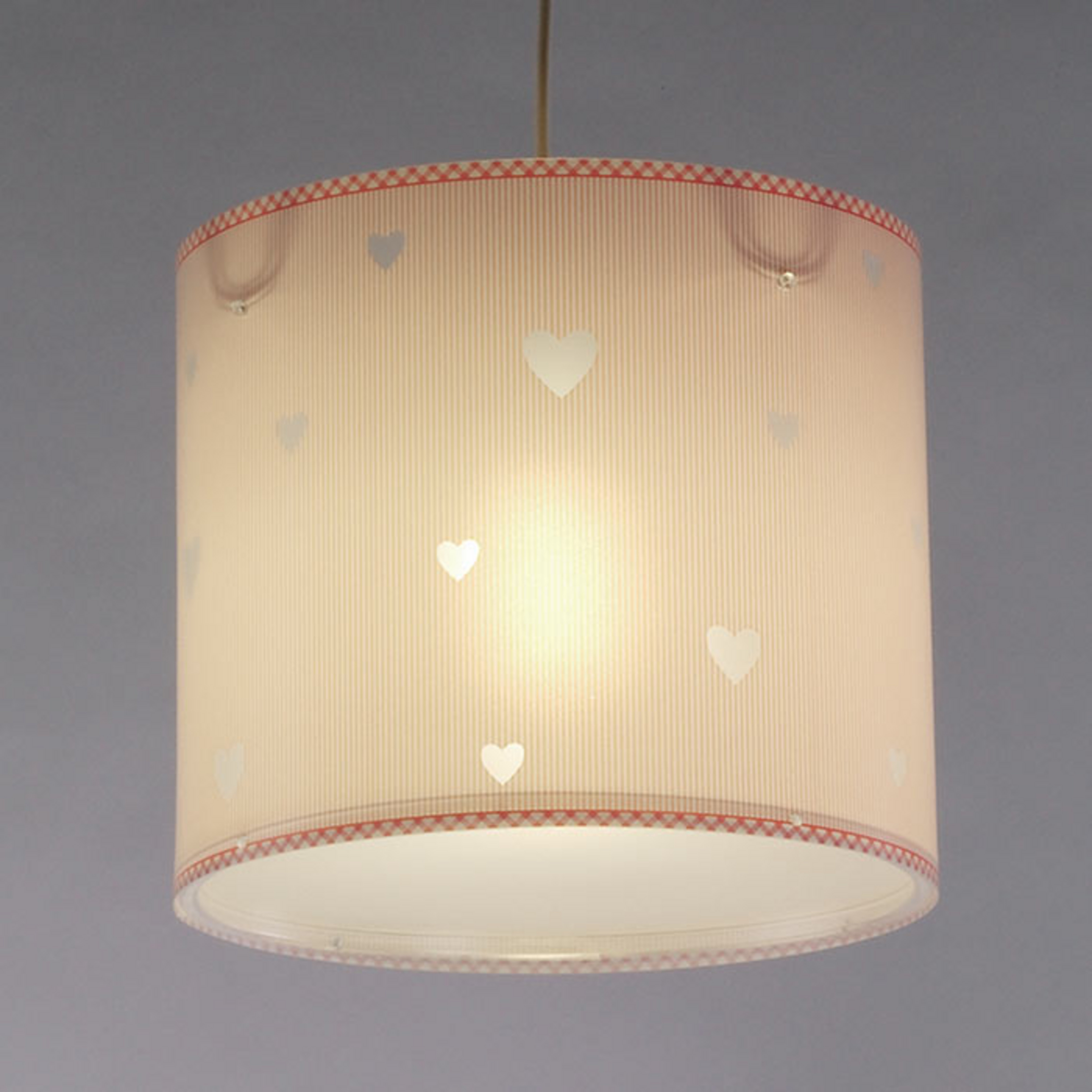 Lampada a sospensione rosa per la camera dei bambini Sogni d'oro