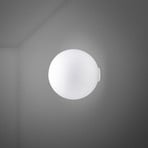 Fabbian Lumi Sfera glass wall light, Ø 20 cm