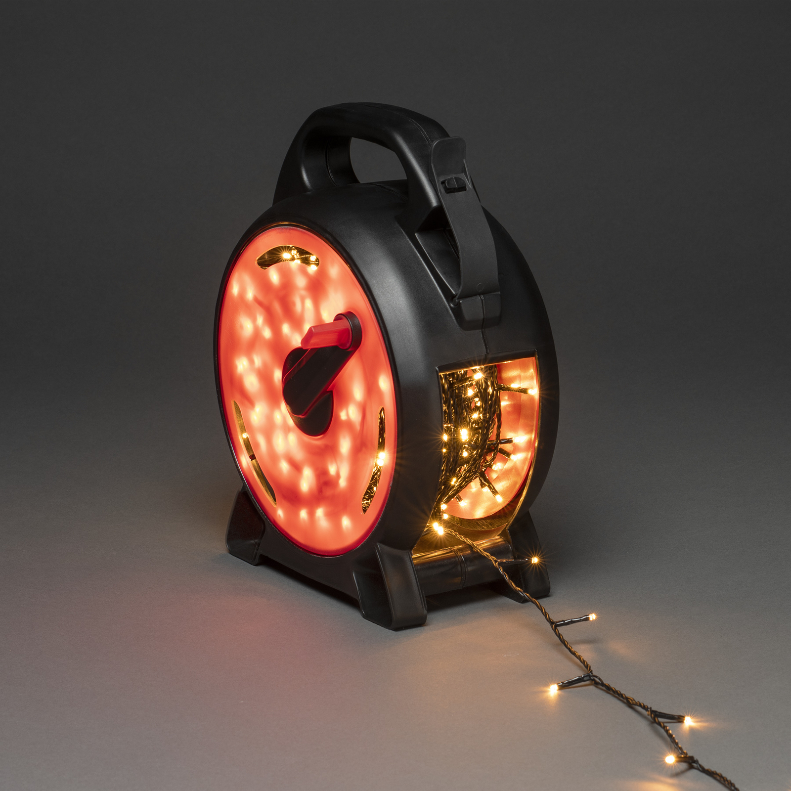 Łańcuch świetlny LED Micro amber 200flames 13,93m