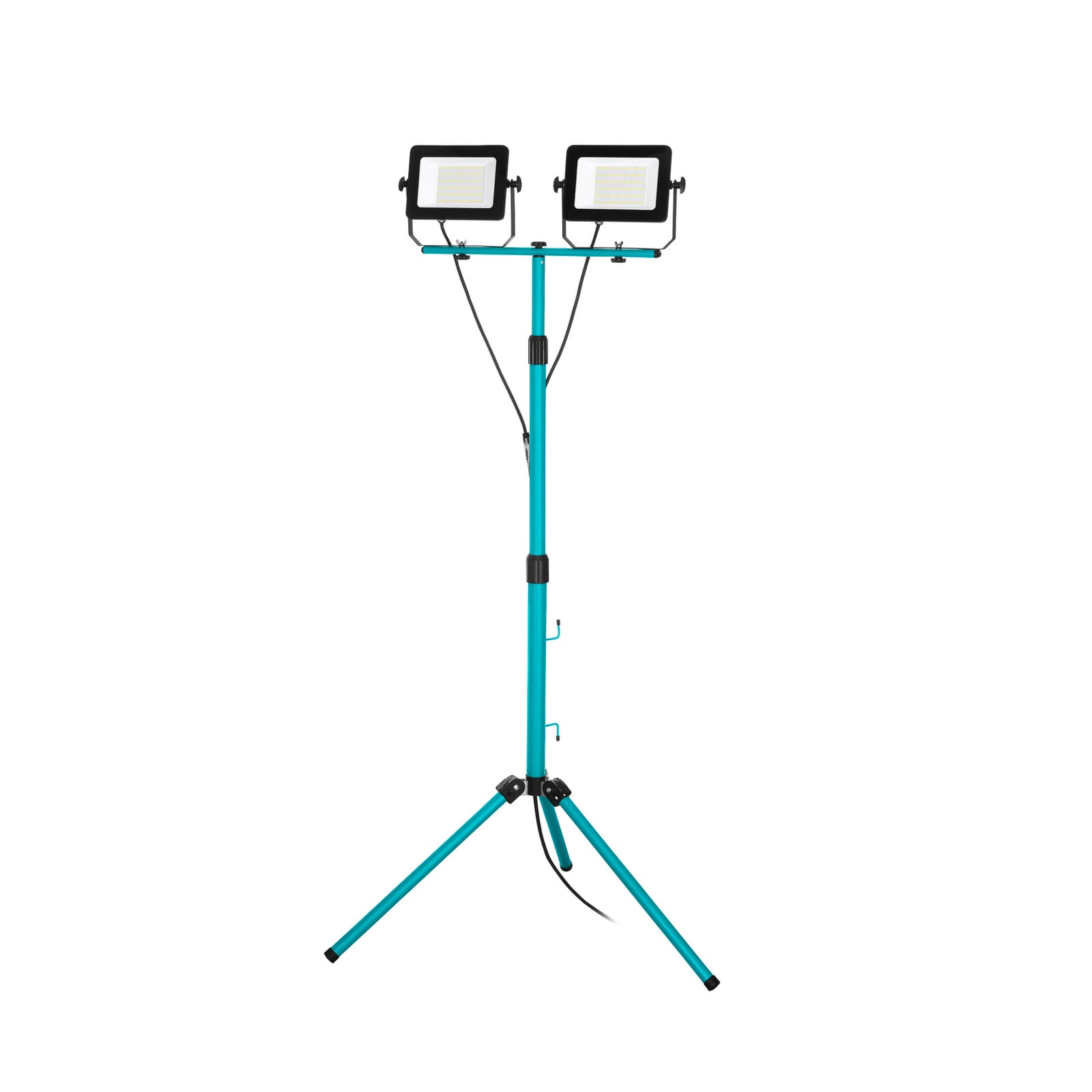 LED-välisvalgustid Avelar, must/türkiis, kõrgus 193 cm metall