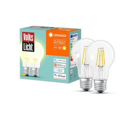 LEDVANCE SMART+ Bluetooth E27 6W filament dim 2er